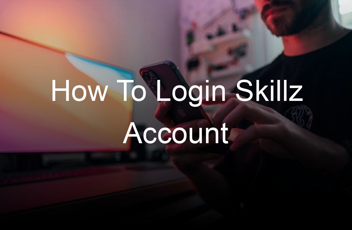 how to login skillz account