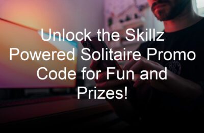 unlock the skillz powered solitaire promo code for fun and prizes