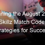 Winning the August 2023 Skillz Match Code: Strategies for Success