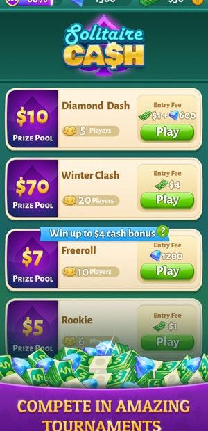 Solitaire Cash Skillz Game Review 2022, play to earn game